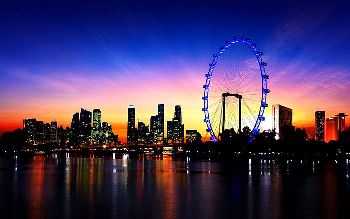 Historia de la rueda y sus clases-Rueda de la fortuna de Singapur